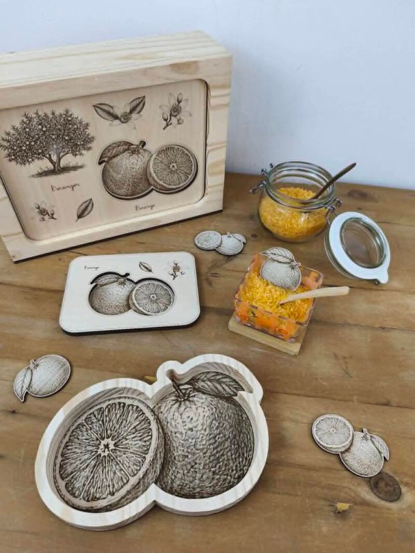 Plateau de motricité thème Orange