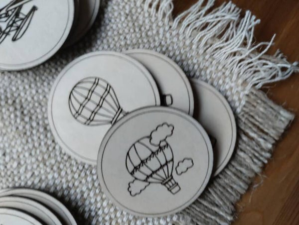 Jetons thème Transports aériens - Miniz