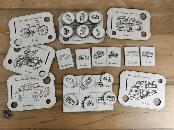 LOT COMPLET thème Transports terrestres - Miniz