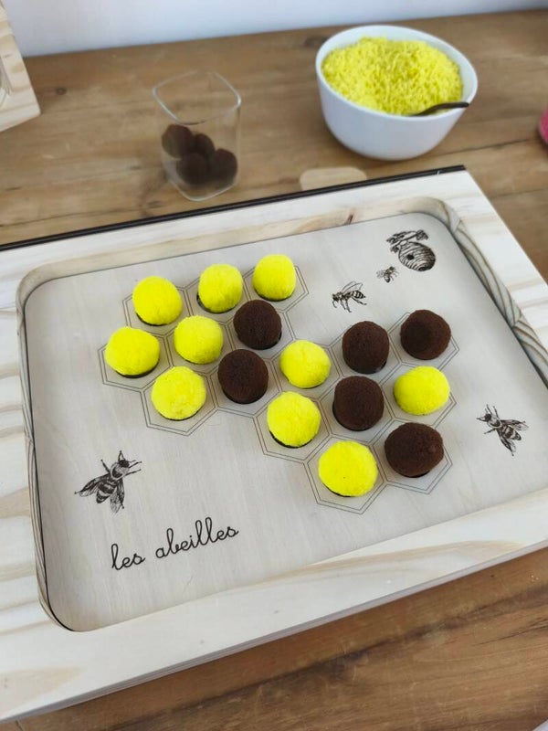 Tablette thème Abeilles - correspondance terme à terme