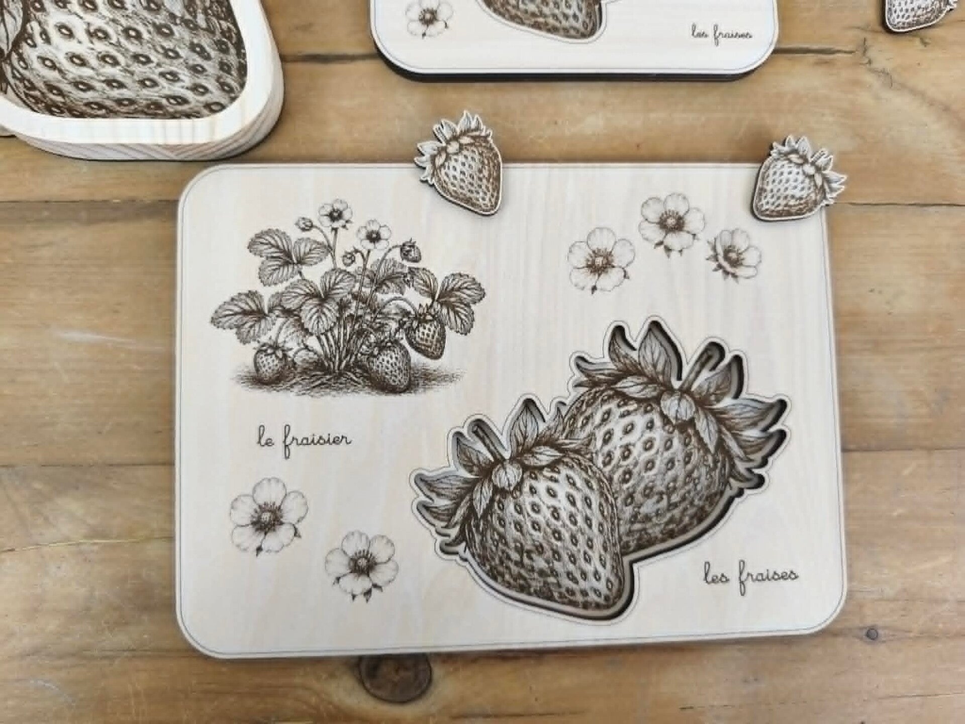 Tablette thème Fraise