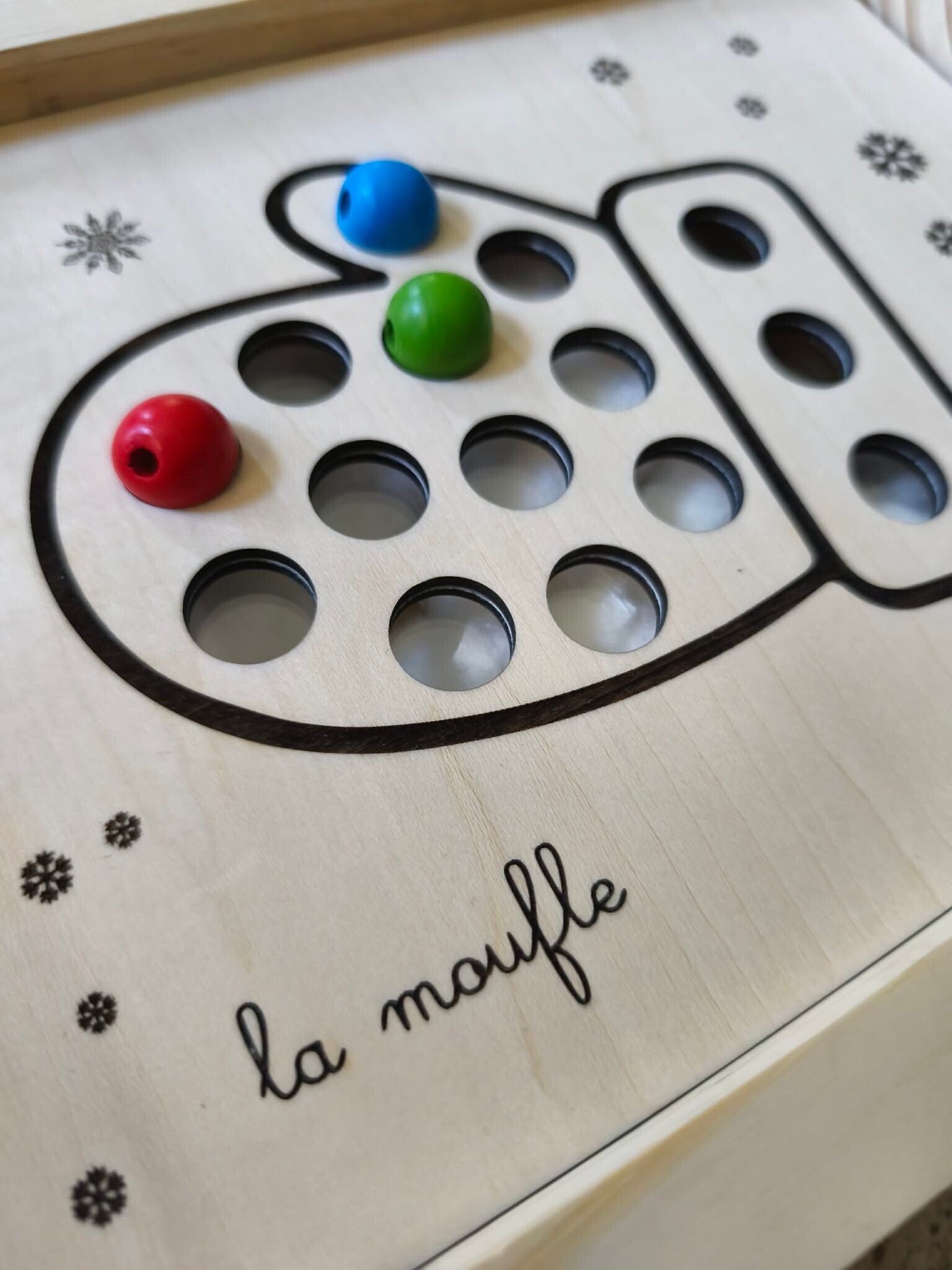 Planche de correspondance terme à terme La moufle