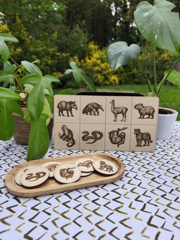 Loto thème Animaux d'Amérique du Sud