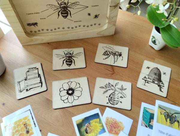 Mini puzzles Thème Abeilles