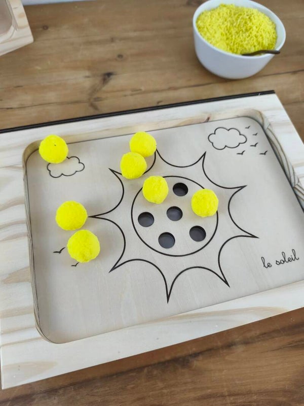 Planche de correspondance terme à terme thème Soleil