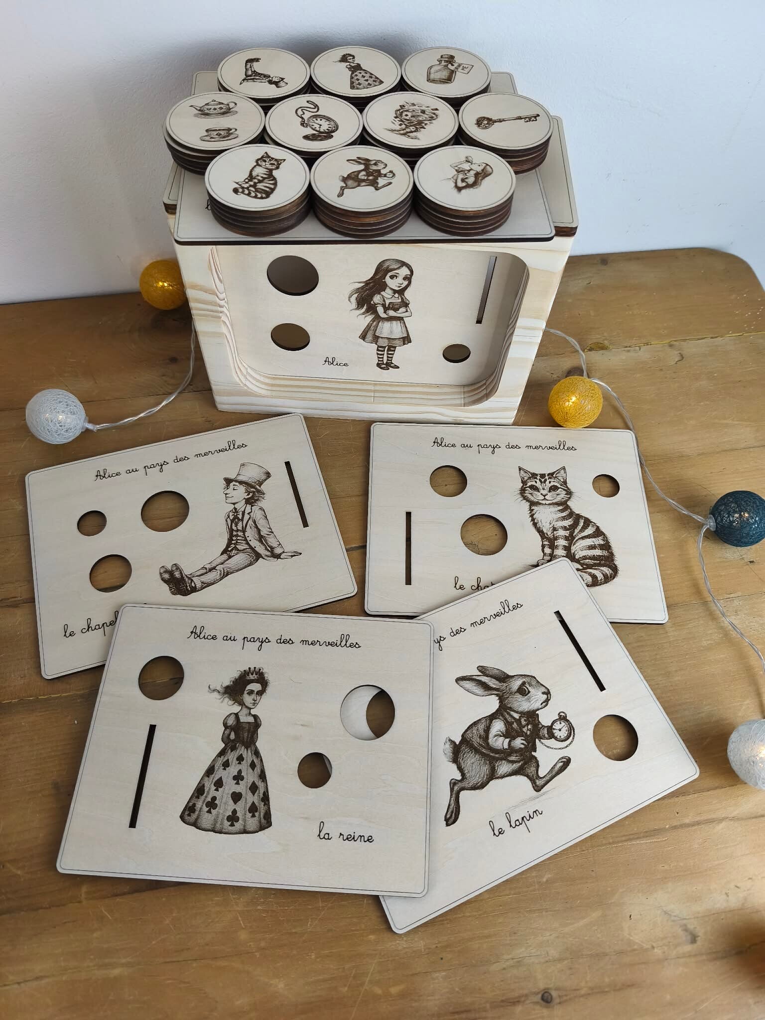 Lot complet Miniz Alice au pays des merveilles (P/N/J)