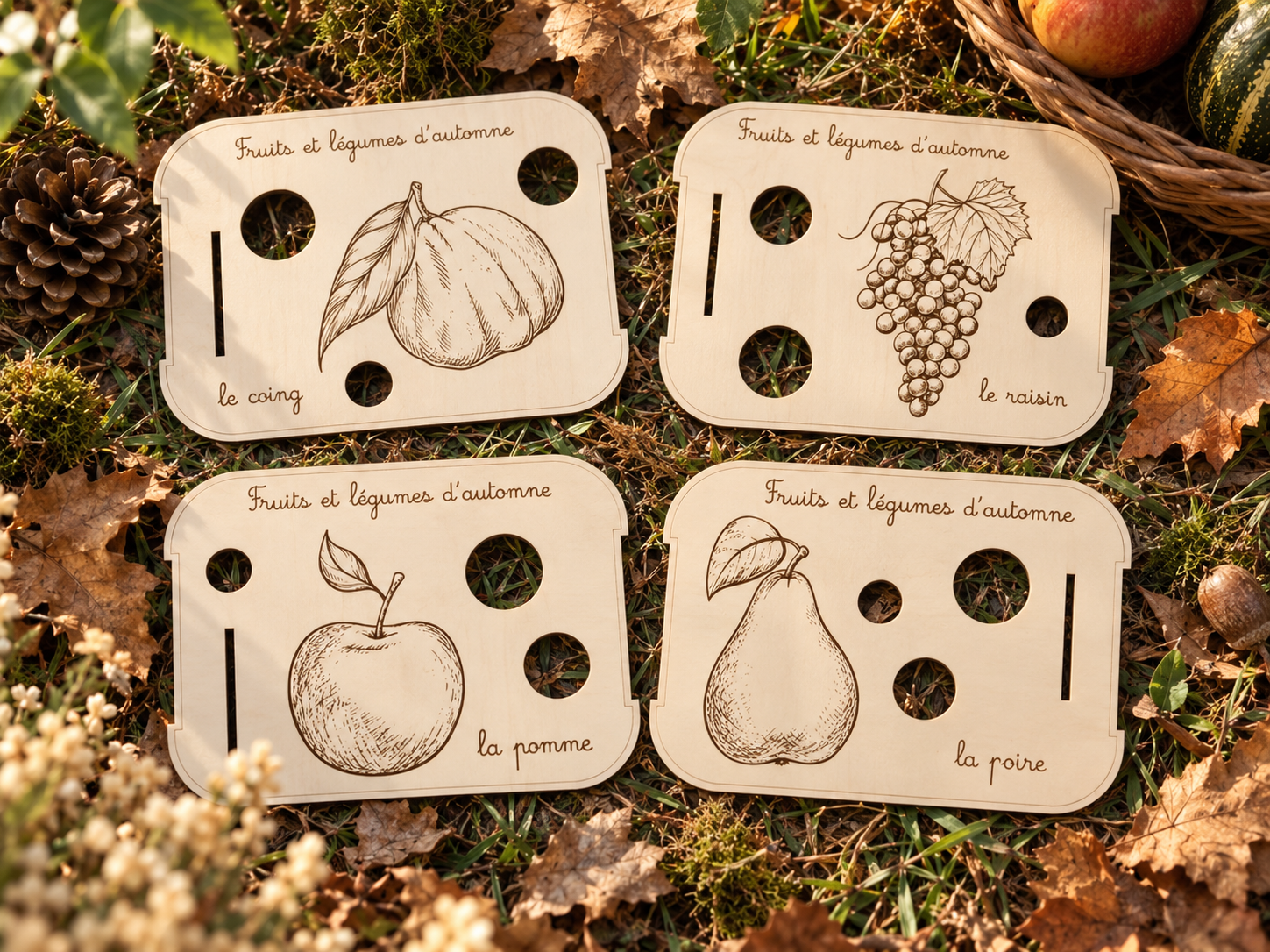 Thème Fruits et légumes d'automne
