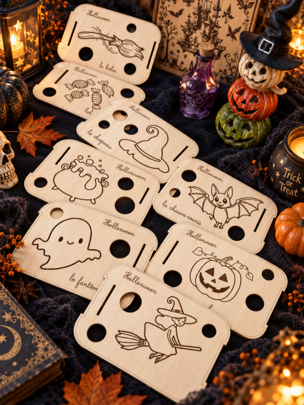 Halloween - 8 planches (dessins enfantins)