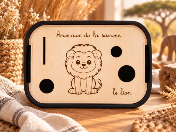 Savane - animaux enfantins - série