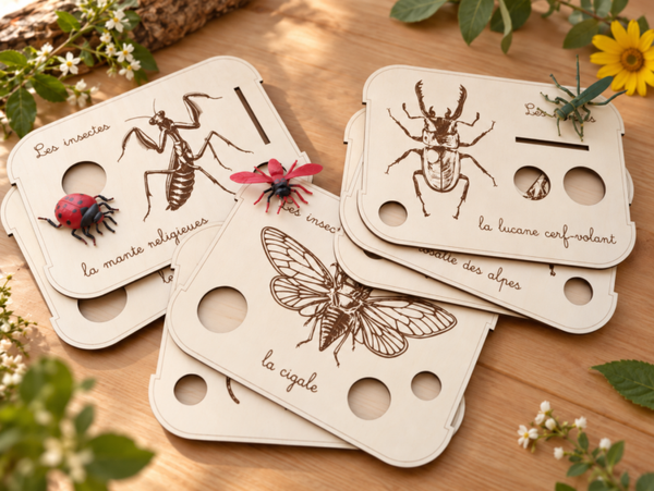 Insectes - dessins réalistes - série