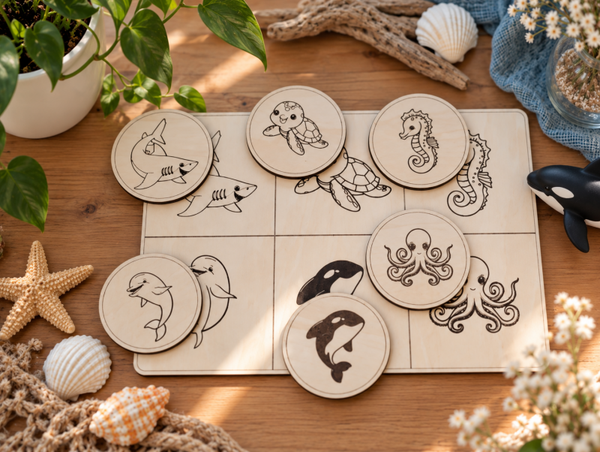Loto Animaux marins enfantins