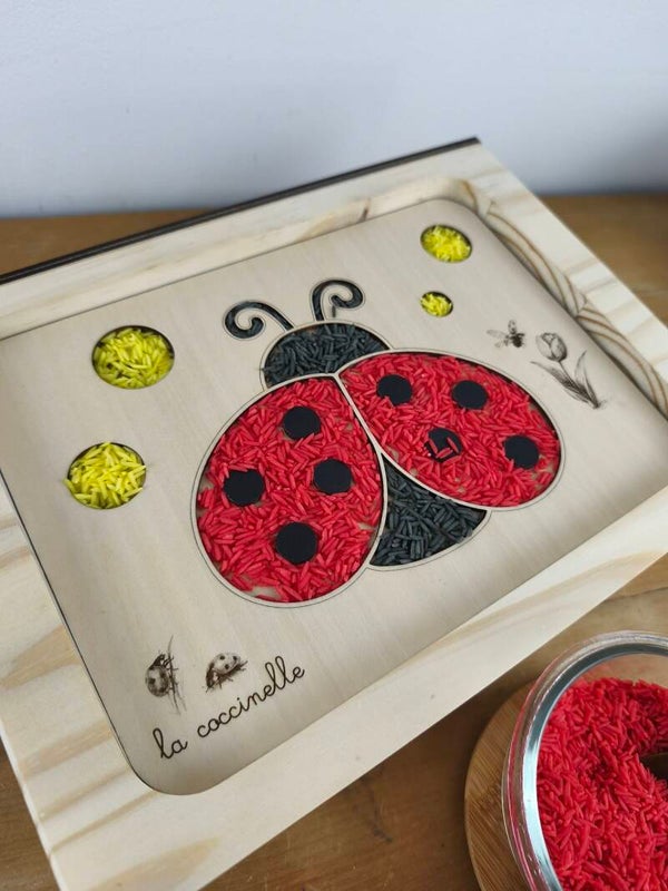 Tablette thème Coccinelle