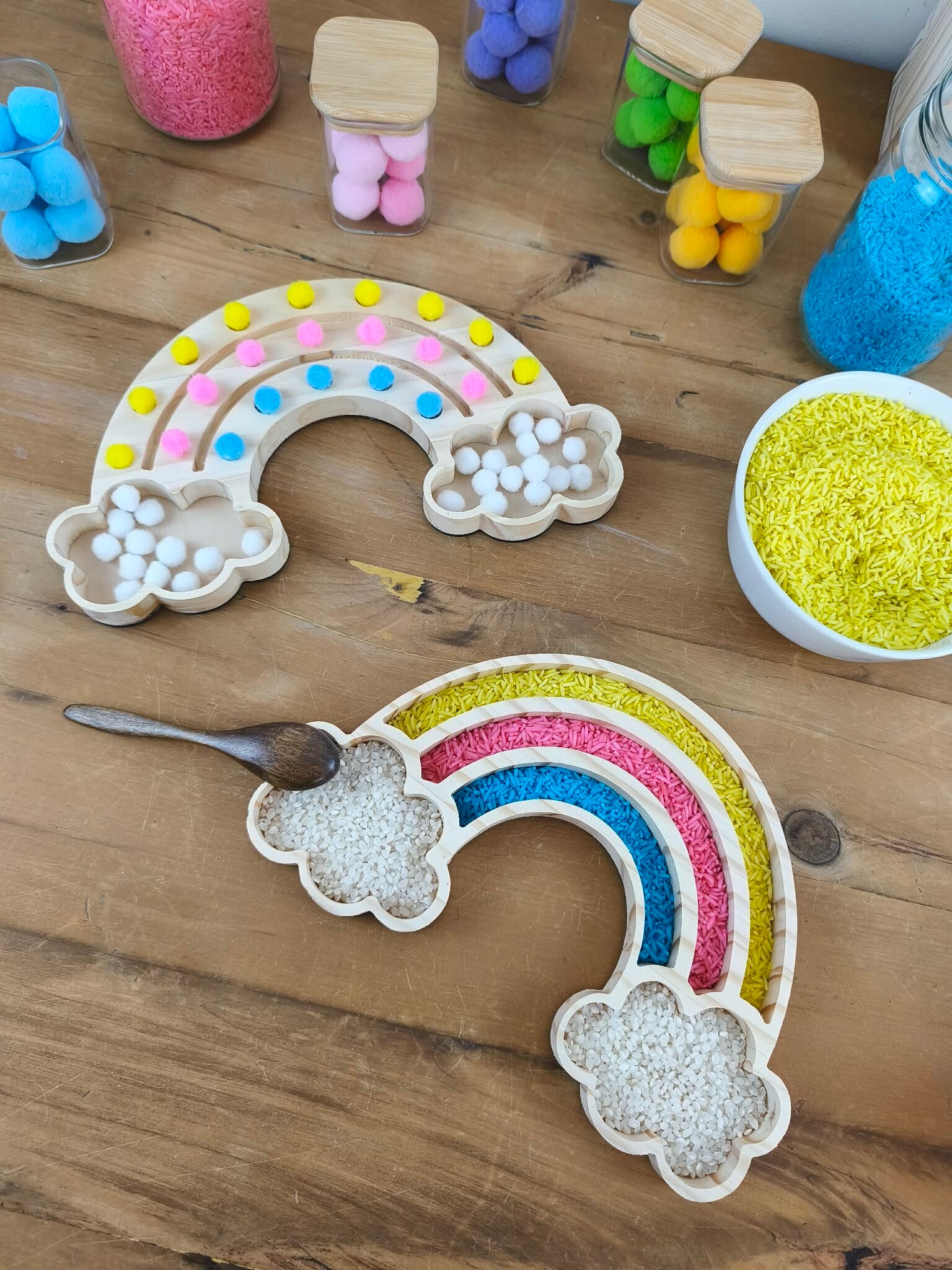 Plateaux de motricité Arc en ciel