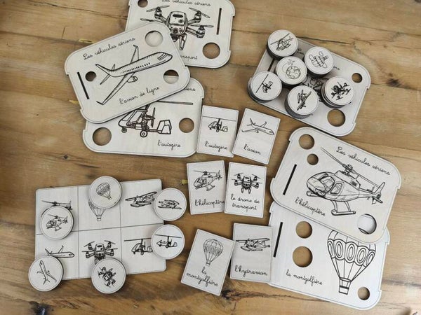 LOT COMPLET thème Transports aériens