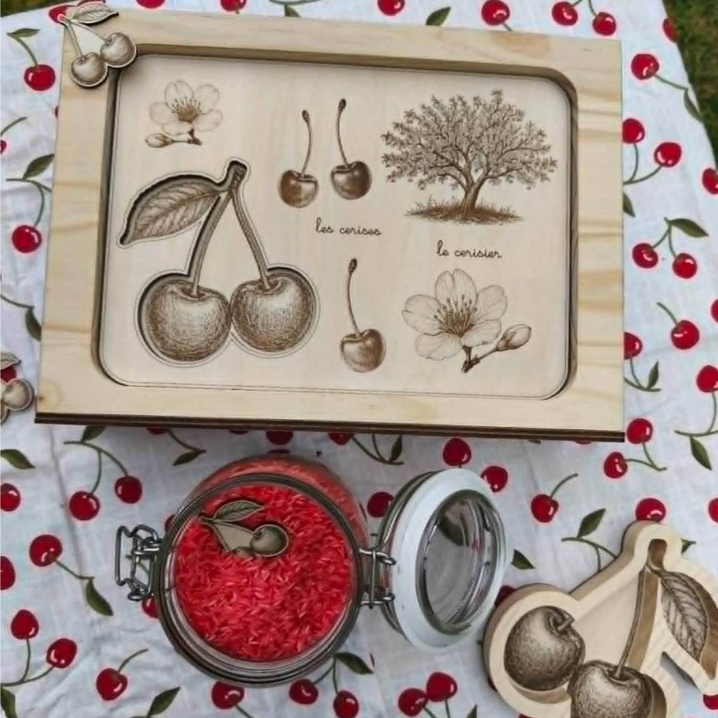 Tablette thème Cerise