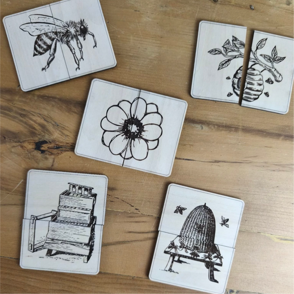 Mini puzzles thème Abeilles