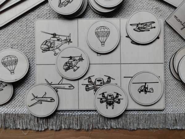 Loto thème Transports aériens