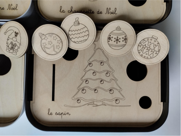 Jetons thème Noël - Mini Livv