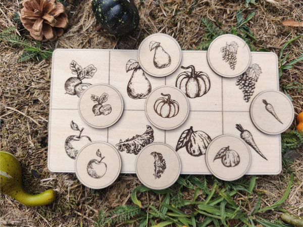 Loto thème Fruits et légumes d'automne