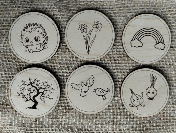 Jetons thème Printemps - Miniz