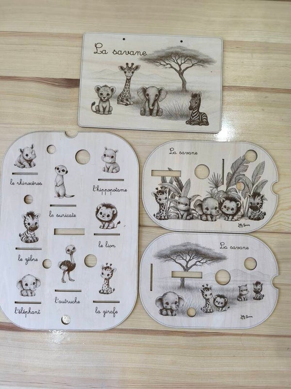 VF Lot thème Savane 🦁