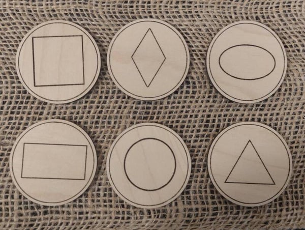 Jetons thème Formes - Miniz