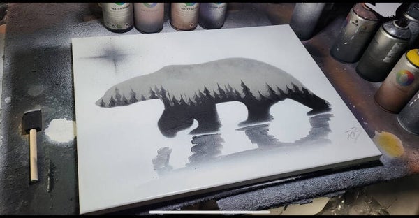 Polar Bear Silhouette