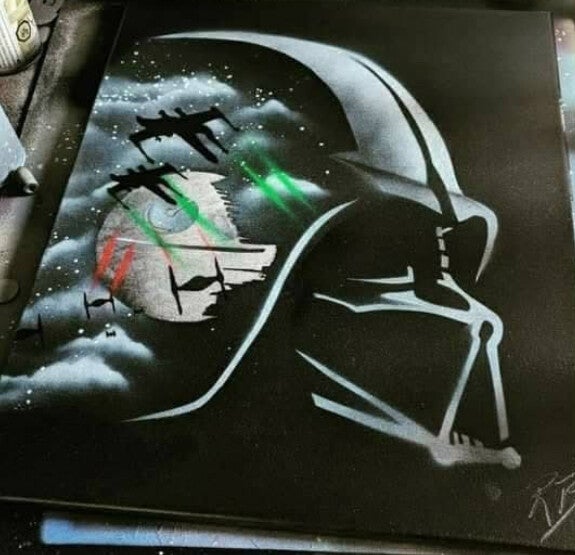 Vader silhouette (Star Wars inspired)