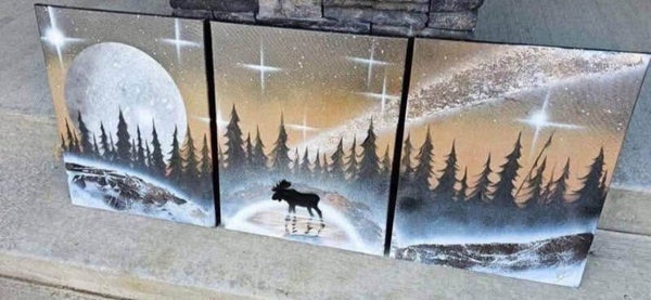 4foot wide TAN moose