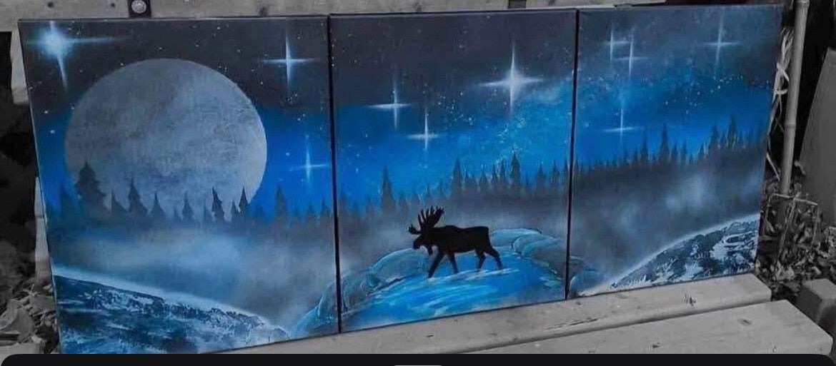 4 foot wide MOOSE BLUE