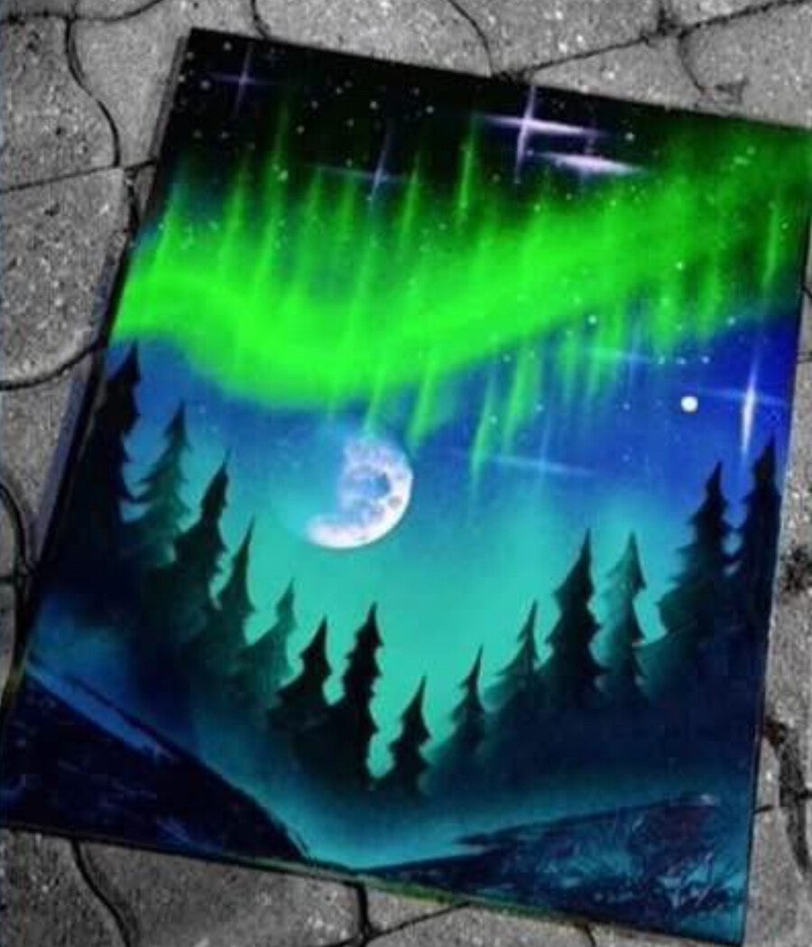 Night sky with Northern Lights