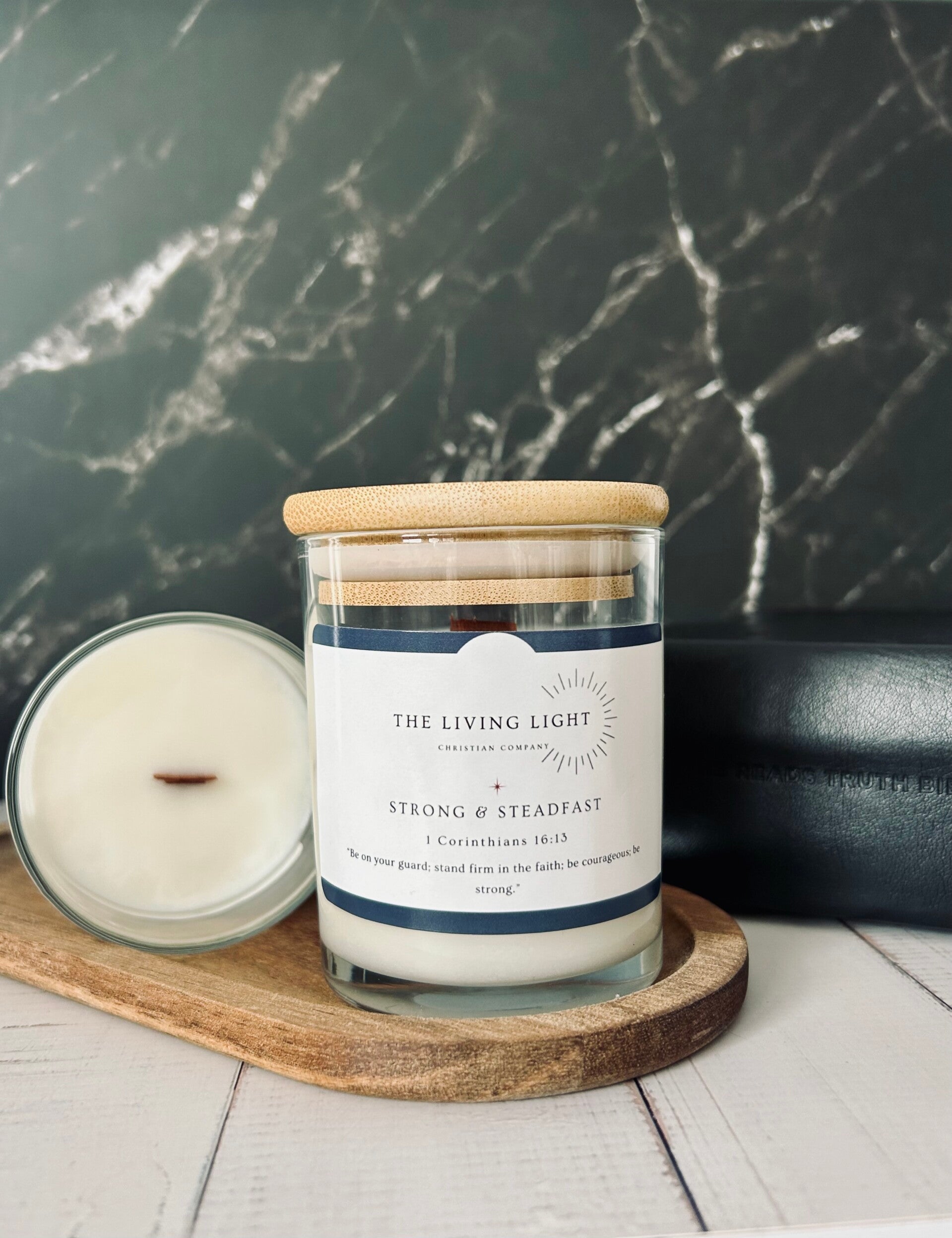 Strong & Steadfast candle