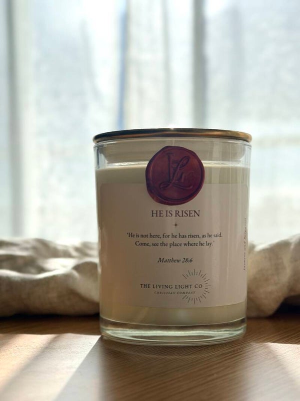 He is Risen Candle