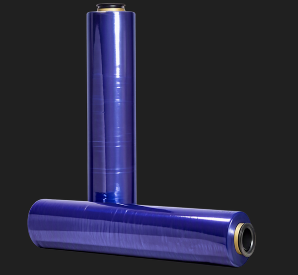 Cast Hand Stretch Film - Blue, Red, Green, Yellow 500mm x 300m x 20mu + 4 Free End Caps