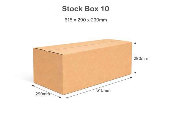Stock Box Size 10 (615mm x 290mm x 290mm)