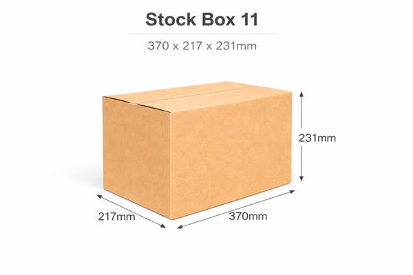 Stock Box Size 11 (370mm x 217mm x 231mm)