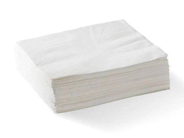 2-Ply 1/4 Fold White Lunch Napkin