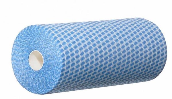 Antibacterial Leaf Wipes - Blue, 300mm x 500mm, 90 Sheets, *Regular Duty