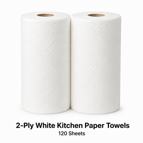 2 Ply Kitchen Paper Towels - 120 Sheets
