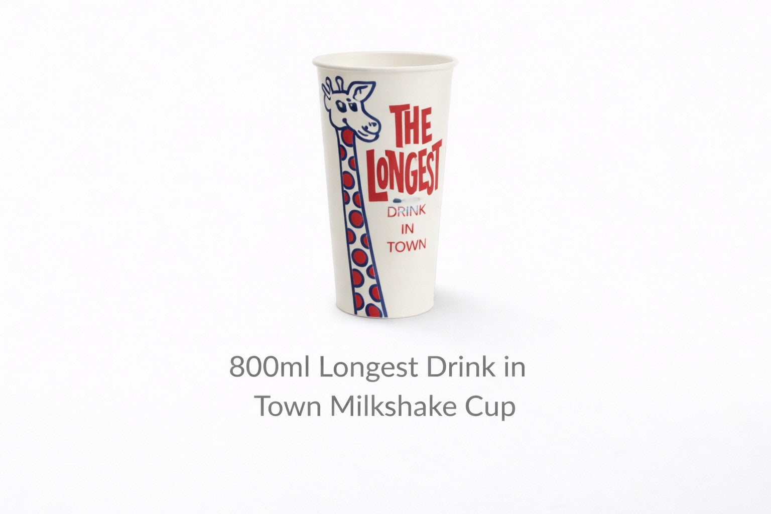 800ml Longest Drink in Town Milkshake Cup