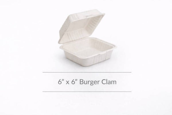 6"x 6" Burger Clam