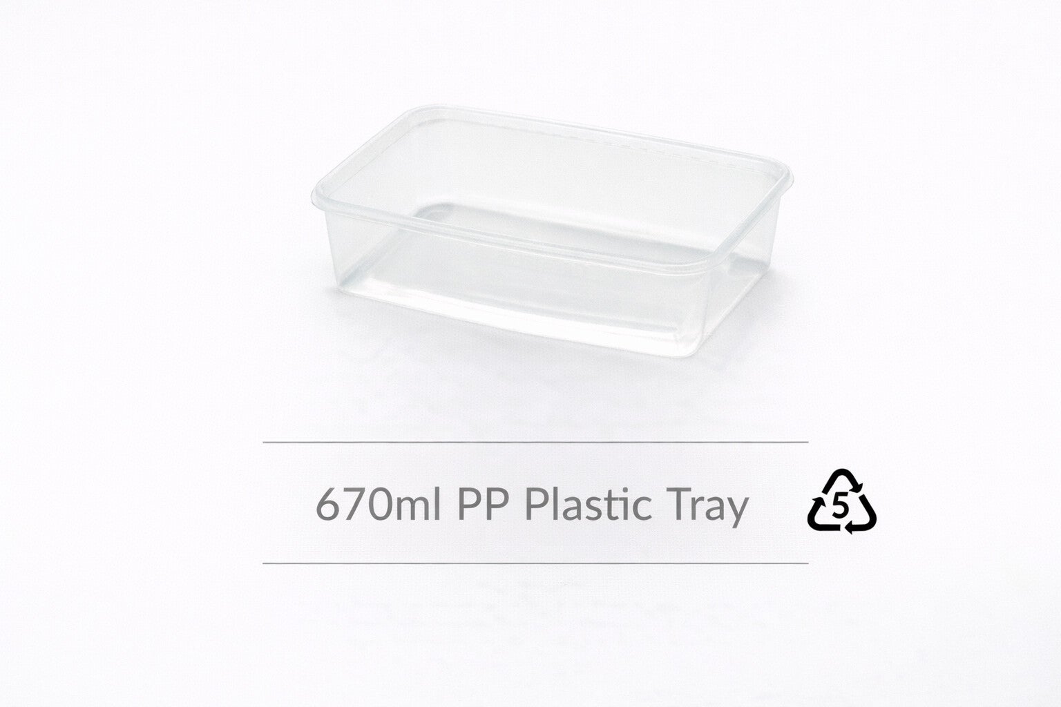 670ml PP Plastic Container