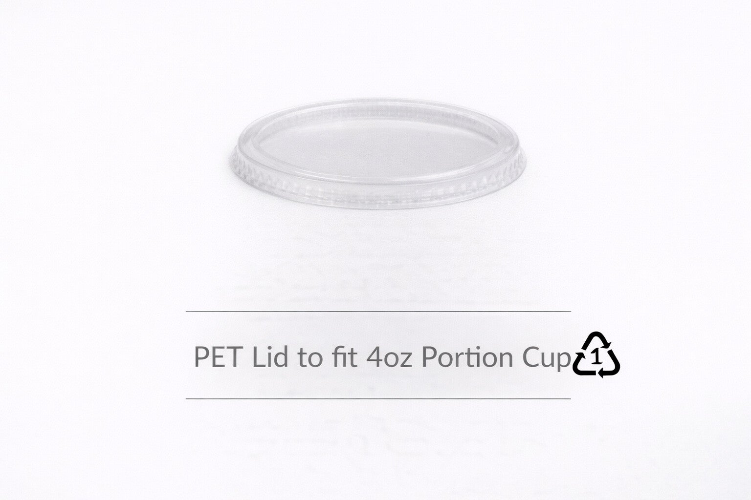 PET Lid to fit 4oz Sugarcane