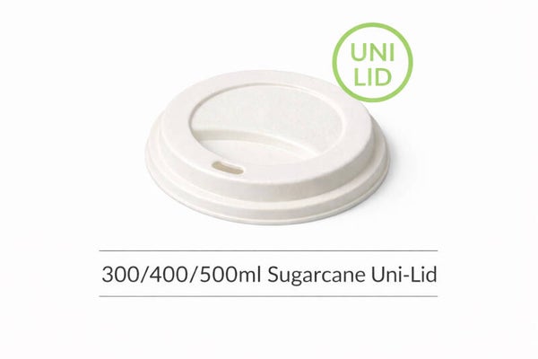 300/400ml Sugarcane Uni Lid