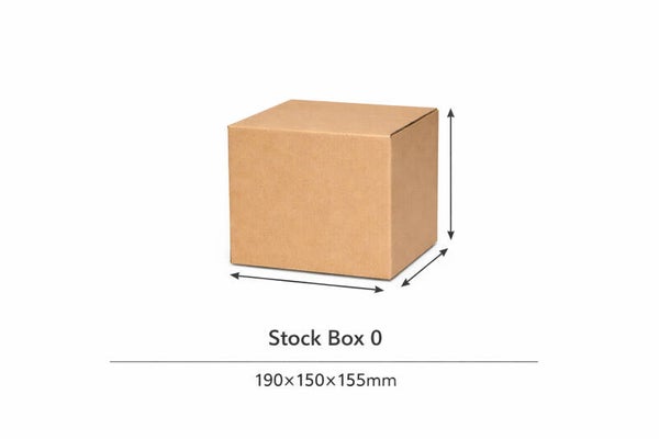 Stock Box Size 0 (190mm x 150mm x 155mm)
