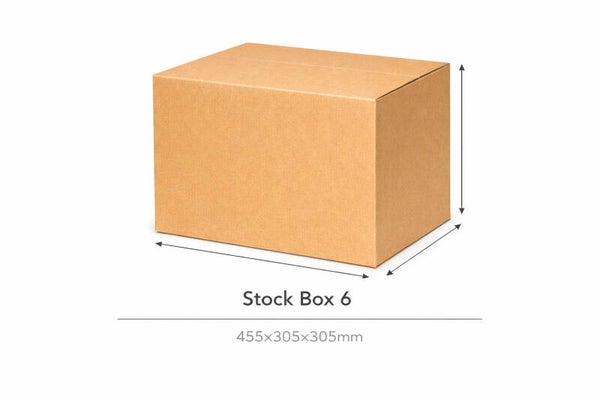 Stock Box Size 6 (455mm x 305mm x 305mm)