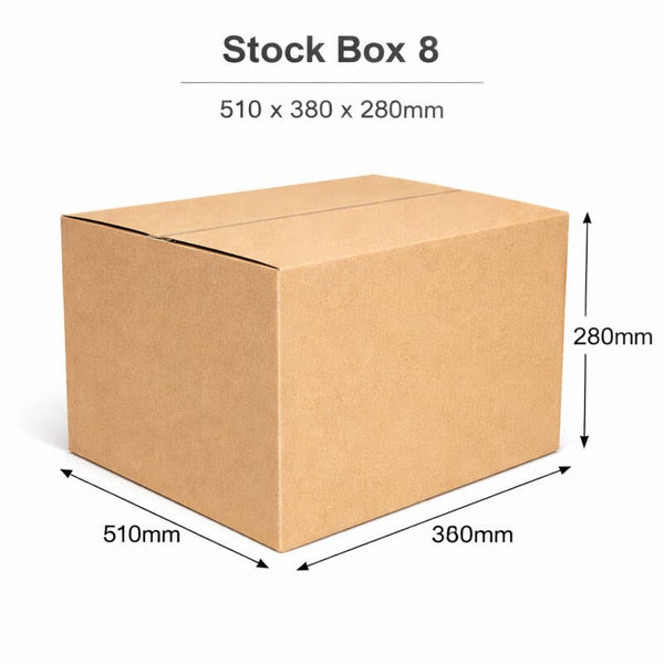 Stock Box Size 8 (510mm x 380mm x 280mm)