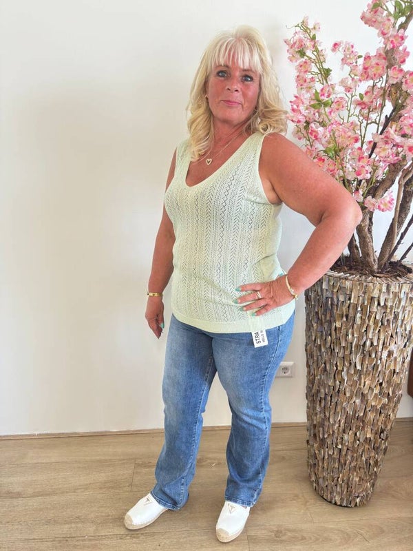 Straight leg jeans
