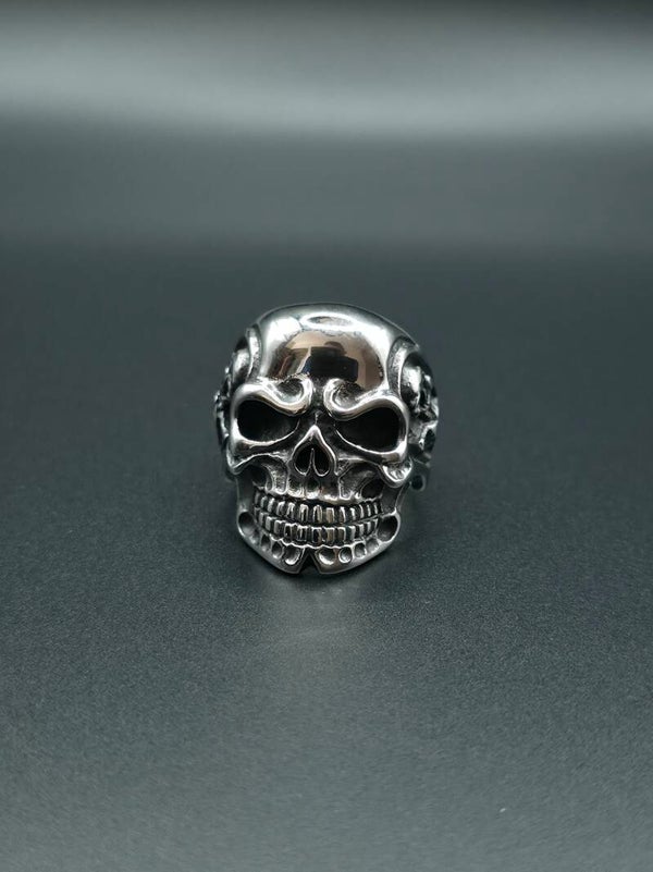 Anello Teschio “Reaper Skull” in Acciaio