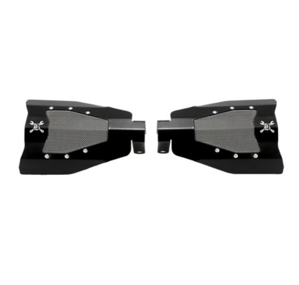 Burly Brand, Titan hand guards. Black. Cable clutch - Burly Brand, paramani Titan. Neri. Frizione a cavo.